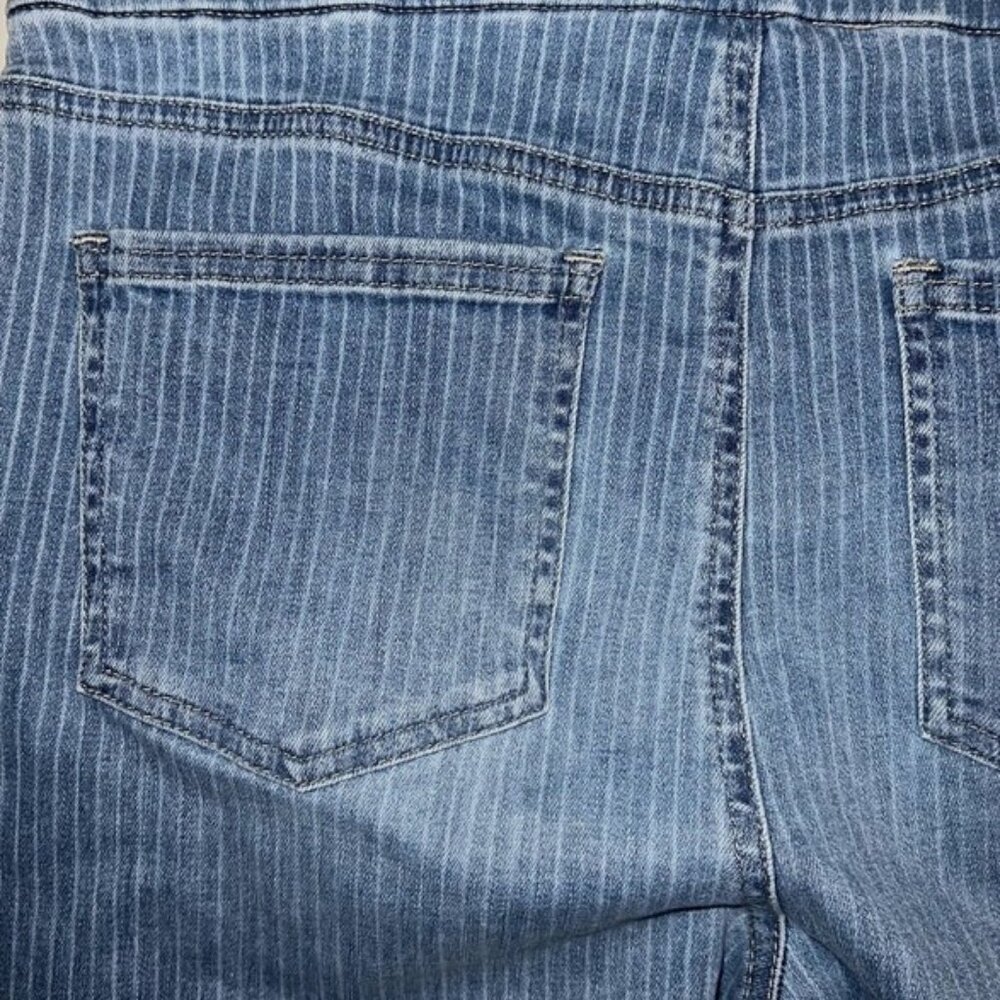 Chico's Railroad Stripe Jeggings - Picture 2 of 3